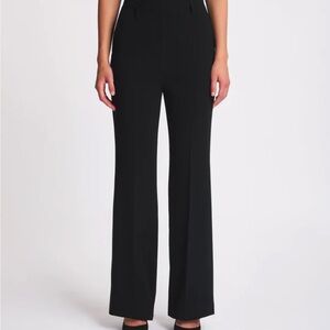 MaxMara Black Straight-Leg Dress Trousers size 6 Preppy Quiet Luxury